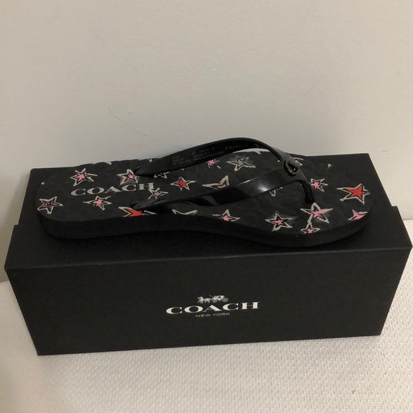 🌟New Authentic coach black stars sandals 🌟 - Picture 6 of 6